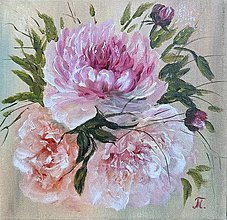 Obrazy - Kolekcia jemných kvetov - Pivonky - 16602038_
