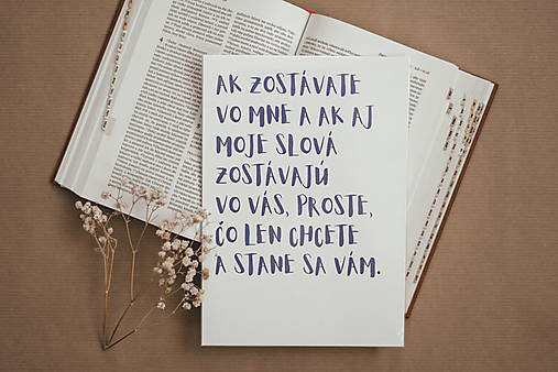 Print #5 Ak zostávate vo mne