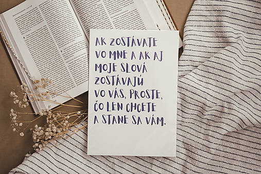 Print #5 Ak zostávate vo mne