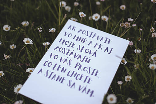 Print #5 Ak zostávate vo mne
