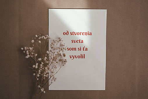 Láskavá grafika #3 Od stvorenia sveta
