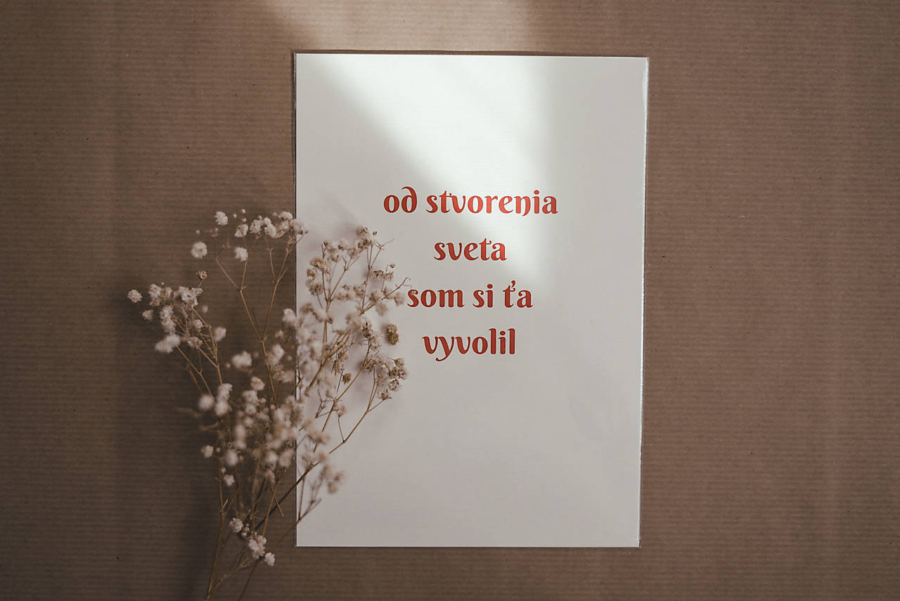 Láskavá grafika #3 Od stvorenia sveta