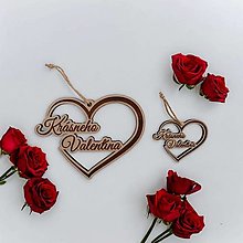 Dekorácie - Srdiečko Krásneho Valentína - 16600853_