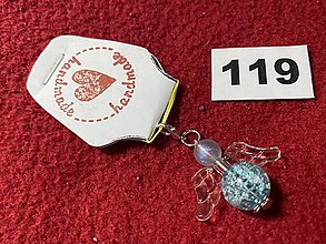 Iné šperky - Přívěšek - acryl andílek pro štěstí/radost č.119 - 16601435_