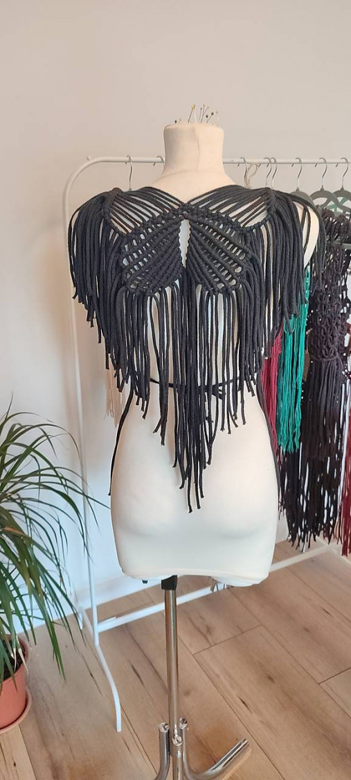 Macrame top -FALLEN ANGEL