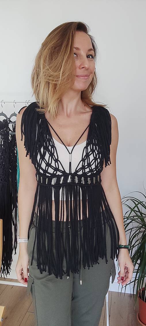 Macrame top -FALLEN ANGEL