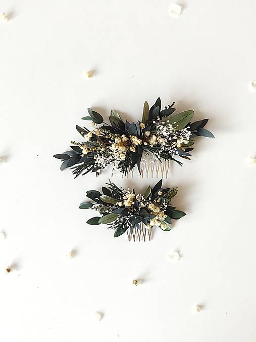 Greenery hrebienok "nadýchnuť sa rána" - dve veľkosti  (Väčší hrebienok)