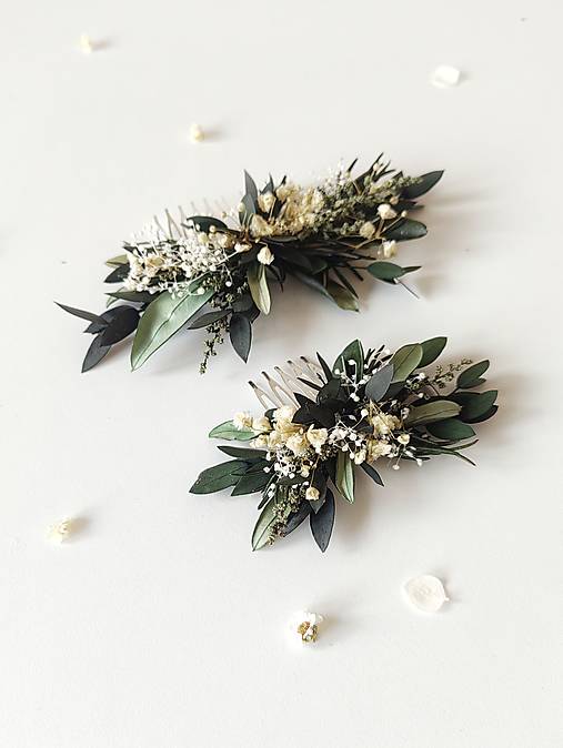 Greenery hrebienok "nadýchnuť sa rána" - dve veľkosti  (Väčší hrebienok)