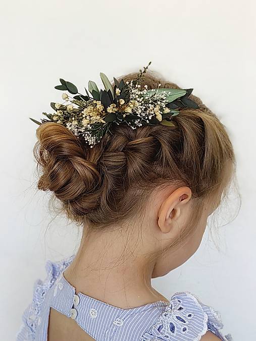 Greenery hrebienok "nadýchnuť sa rána" - dve veľkosti  (Väčší hrebienok)