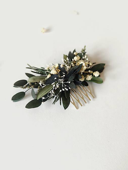 Greenery hrebienok "nadýchnuť sa rána" - dve veľkosti  (Menší hrebienok)