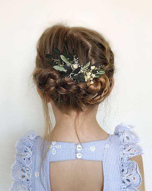 Greenery hrebienok "nadýchnuť sa rána" - dve veľkosti  (Menší hrebienok)