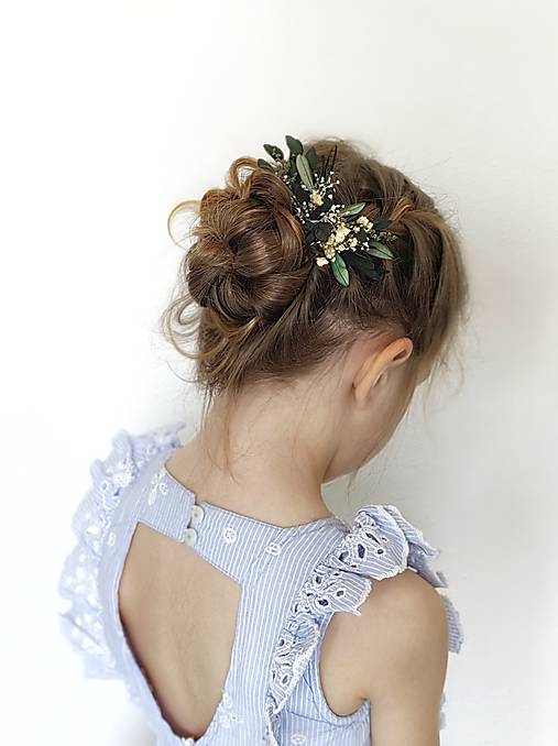 Greenery hrebienok "nadýchnuť sa rána" - dve veľkosti  (Menší hrebienok)