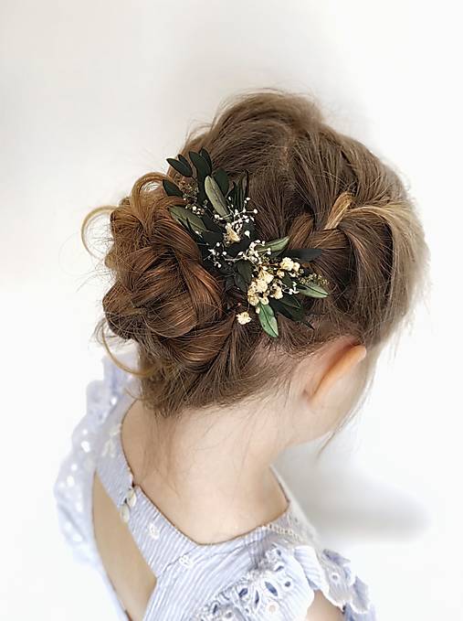 Greenery hrebienok "nadýchnuť sa rána" - dve veľkosti  (Menší hrebienok)