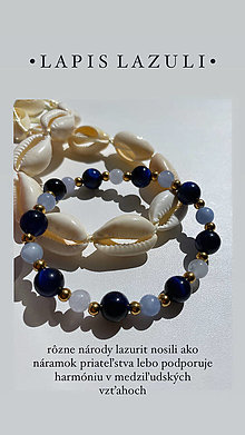 Náramky - Náramok Lapis Lazuli - 16603880_