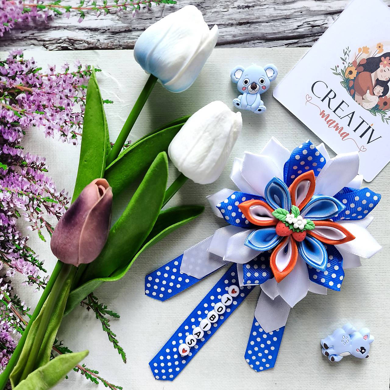 Mašlička na kočík 