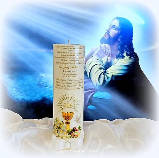 Sviečky - Ďakovná pre pána farára - 16606440_
