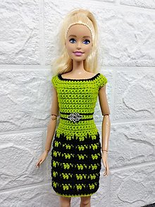 Hračky - Háčkované šaty pre Barbie - 16606458_