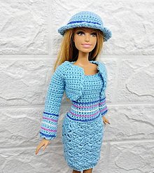 Hračky - Háčkované šaty pre Barbie - 16606551_