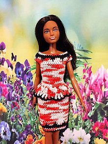 Hračky - Háčkované šaty pre Barbie - 16606581_