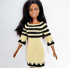 Hračky - Háčkované šaty pre Barbie - 16606710_