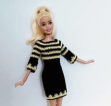 Hračky - Háčkované šaty pre Barbie - 16606742_