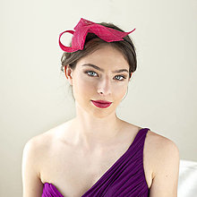 Ozdoby do vlasov - Ružový fascinátor na dvojitej pohodlnej čelenke - 16606165_