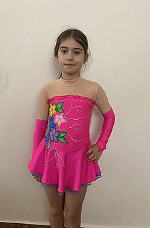 Detské oblečenie - Šaty na krasokorčuľovanie - 16605762_