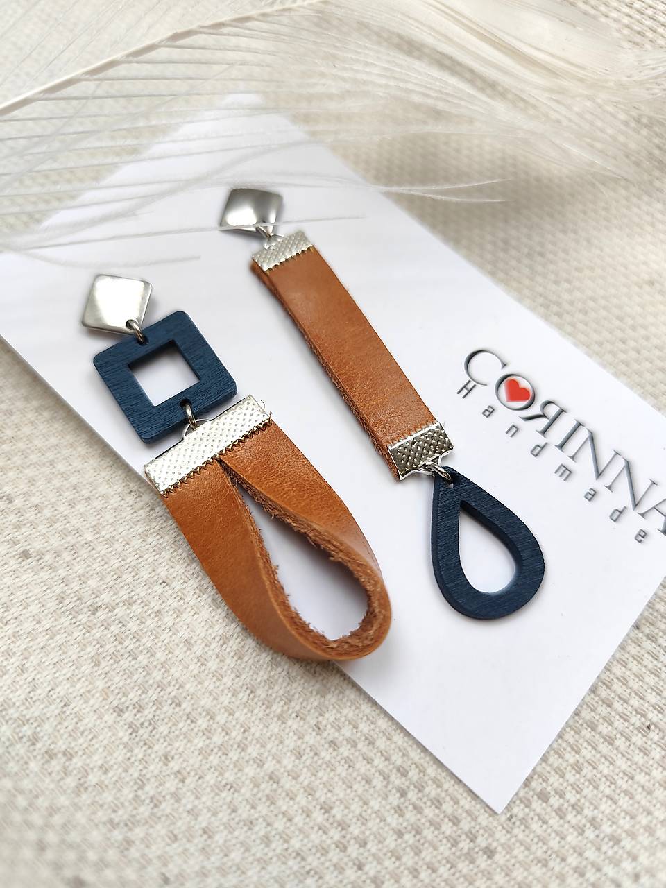 Asymetrické náušnice "Irik" 