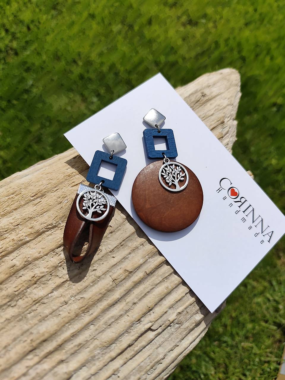 Asymetrické náušnice "Kasan" 