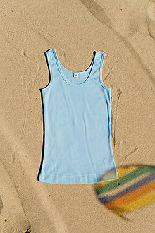 Topy, tričká, tielka - Dámske tielko Organic Colour - 16605938_