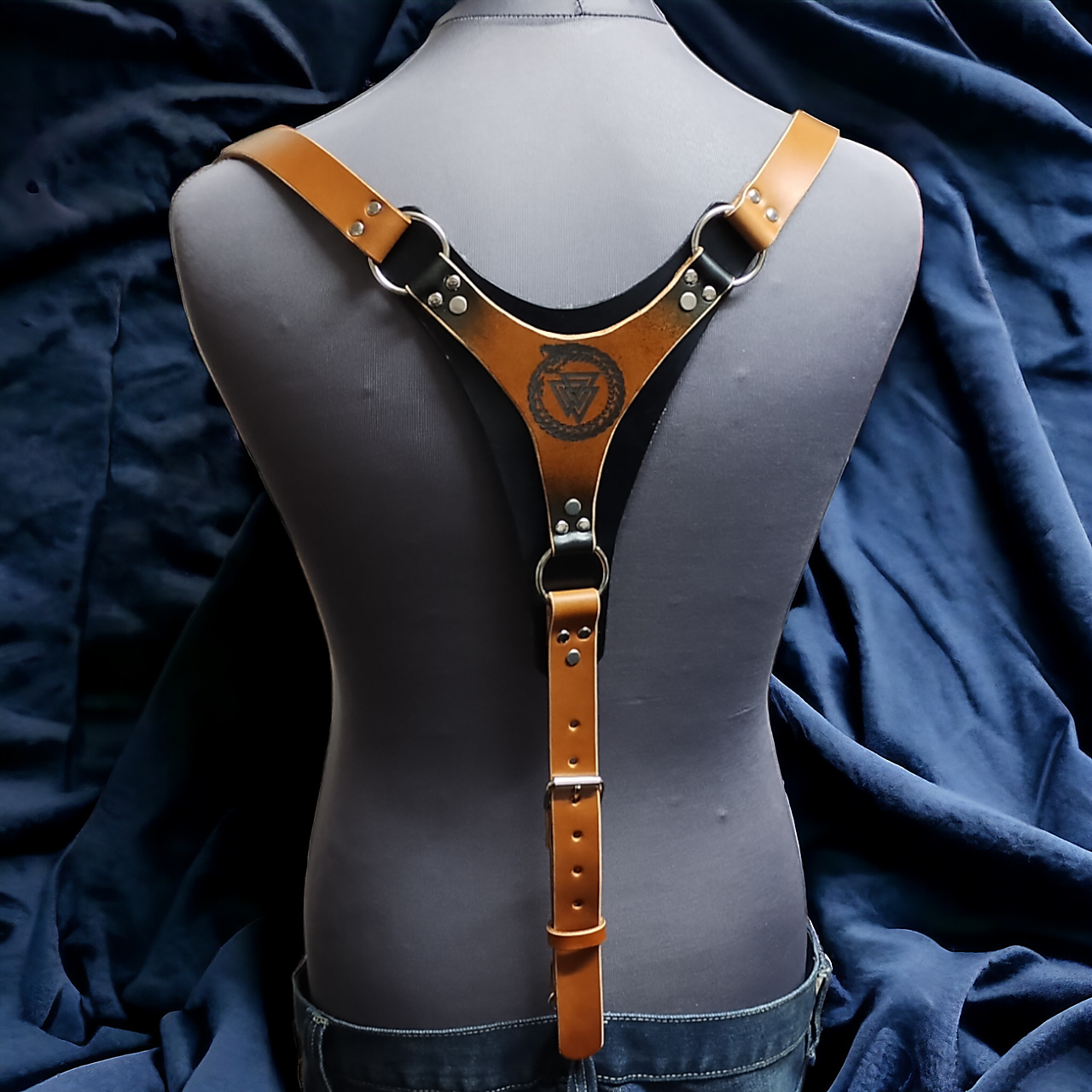 Pánske kožené traky