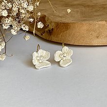 Náušnice - Svadobné kvetinové náušnice Marry - 16609320_