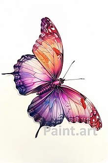 Grafika - Motýľ (č.154) - 16608630_