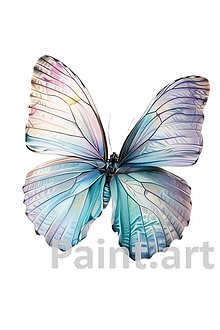 Grafika - Motýľ (č.152) - 16608723_
