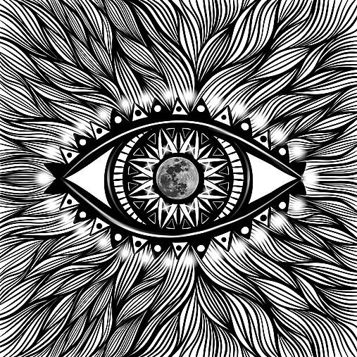 Grafika - Spln mesiaca  - 16610867_