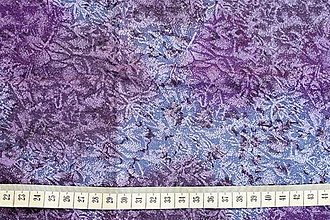 Textil - Mrazivá ametystová (metalická) - 50x110 cm - 16609991_