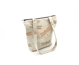 Kabelky - Látková kabelka, taška na plece Vážky - 16610036_