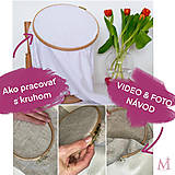 Kurzy - Online kurz - Ručné vyšívanie pre začiatočníkov - video kurz + PDF návod - 16610780_