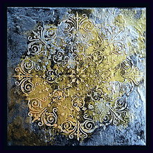 Obrazy - Ornament Gold I-II - 16612048_
