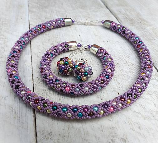 Sady šperkov - COLORAMA VIOLA - sada - 16612565_