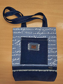 Nákupné tašky - Nákupná taška z rifloviny - 16615973_