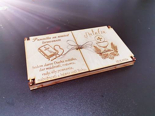 Papiernictvo - Krabička - obálka na peniažky  - 16615830_