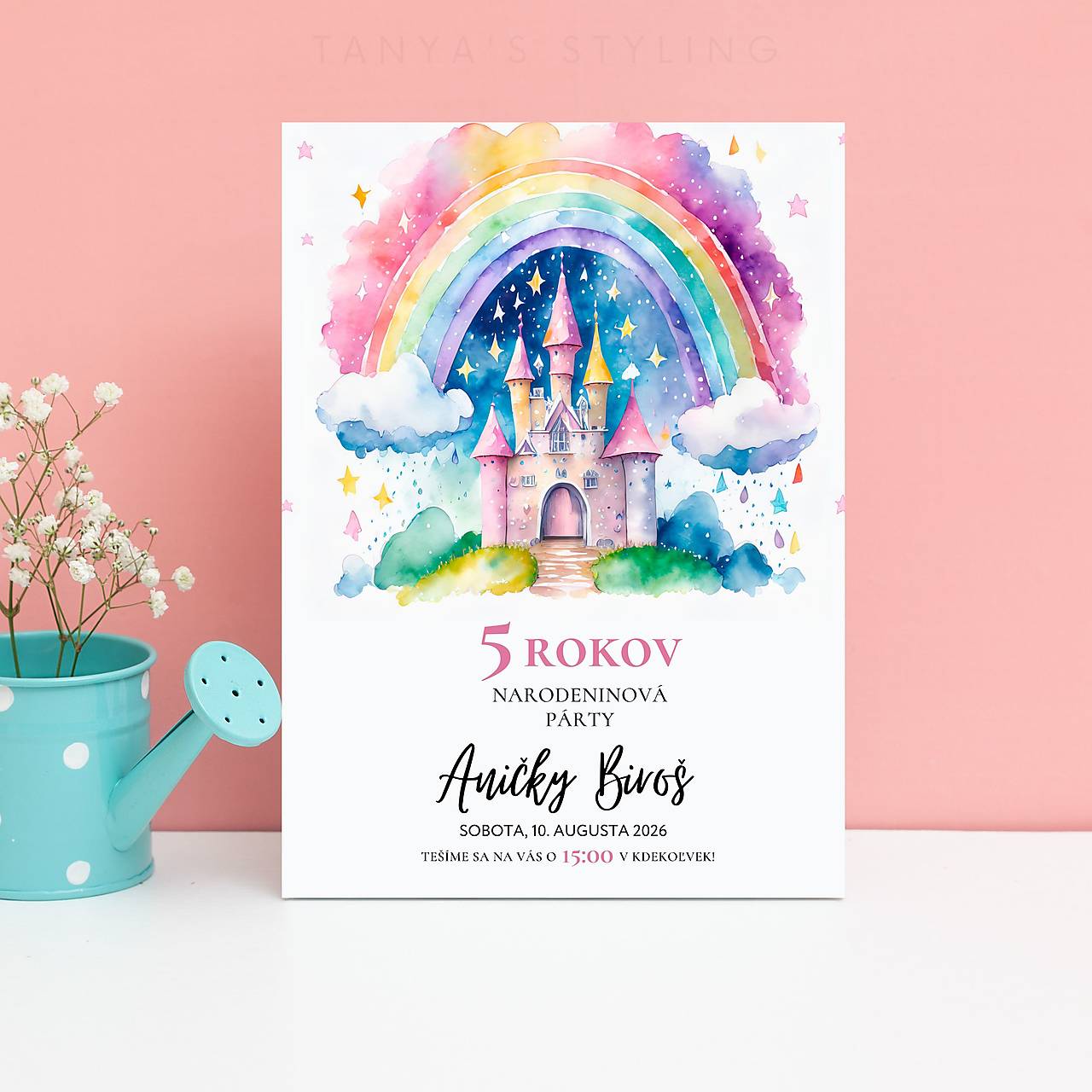 Pozvánka Dúhový zámok