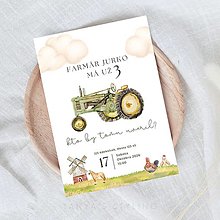 Papiernictvo - Pozvánka Farmár - 16615595_