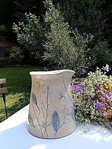 Dekorácie - Veľká váza Záhrada - 16613894_