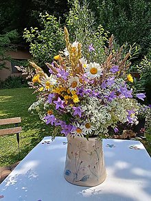 Dekorácie - Veľká váza Záhrada - 16614015_