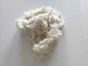 Iný materiál - Prírodná bavlnená vata - 16615434_