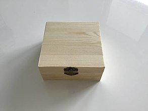 Polotovary - Drevená krabička na ozdobenie - 16615466_