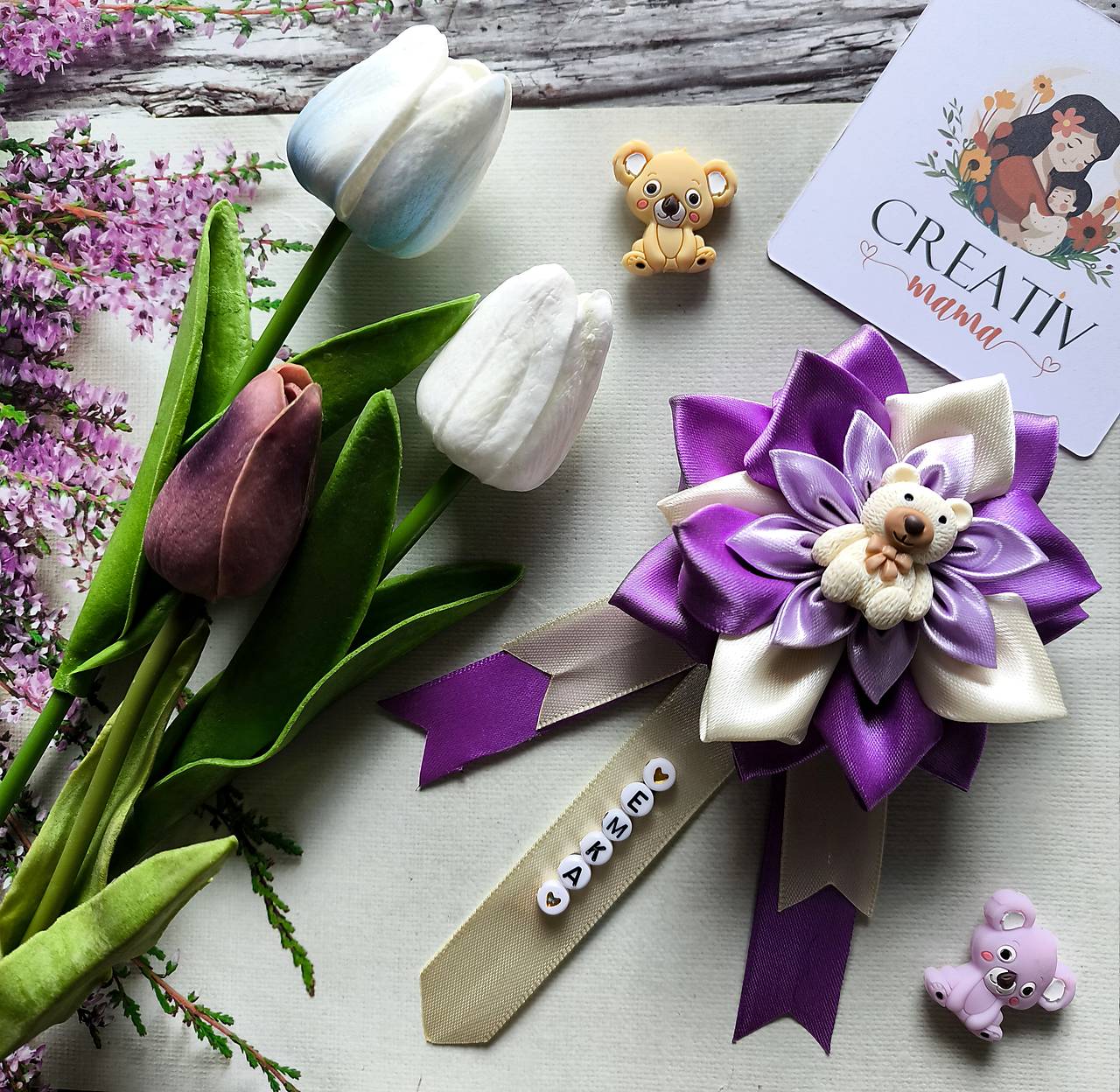 Mašlička na kočík 