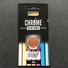 Iný materiál - Rub-on pigmentový prášok, farebný-chrómový efekt, 0,5g (bronzový) - 16617360_